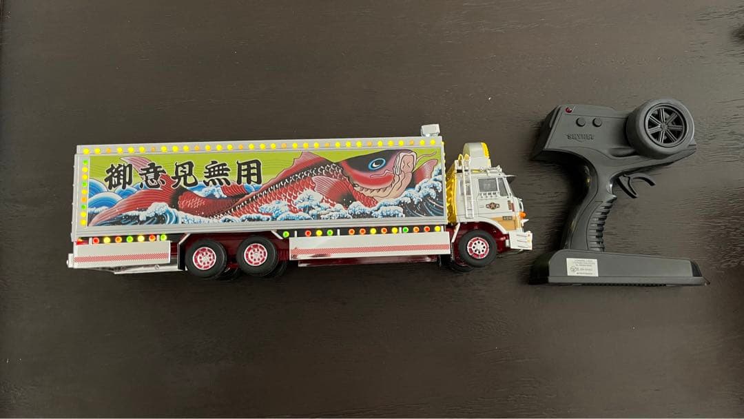 ほぼ新品】1/32 RC トラック野郎 望郷一番星