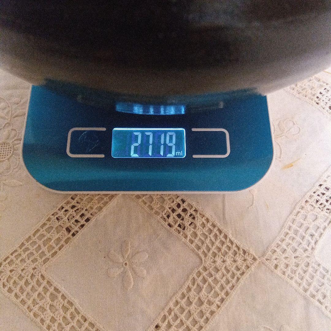 壺 富士五湖焼 五湖窯 黒釉 大型 木箱入り 栞り付き