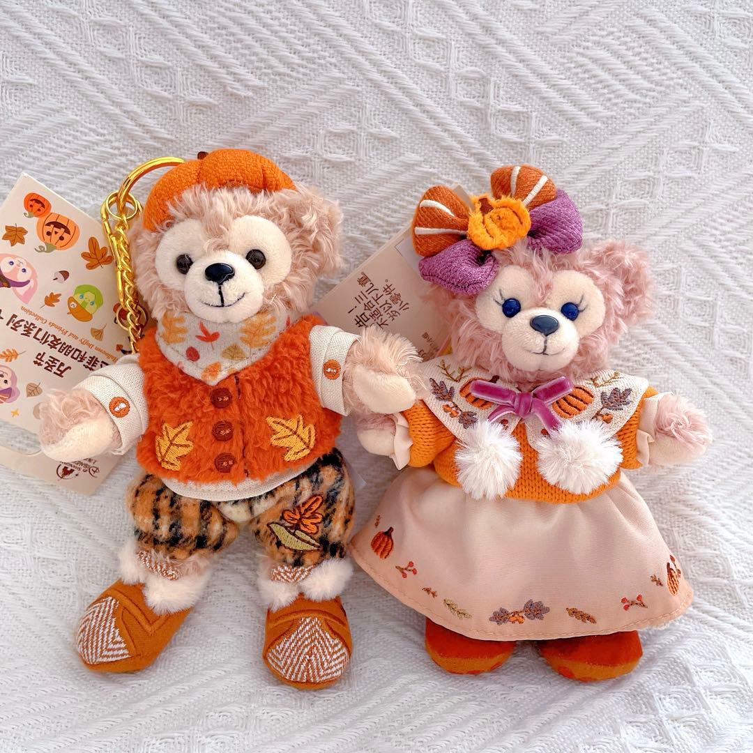 写真子発送⭐️上海ディズニー ハロウィン ダッフィーぬいぐるみキー