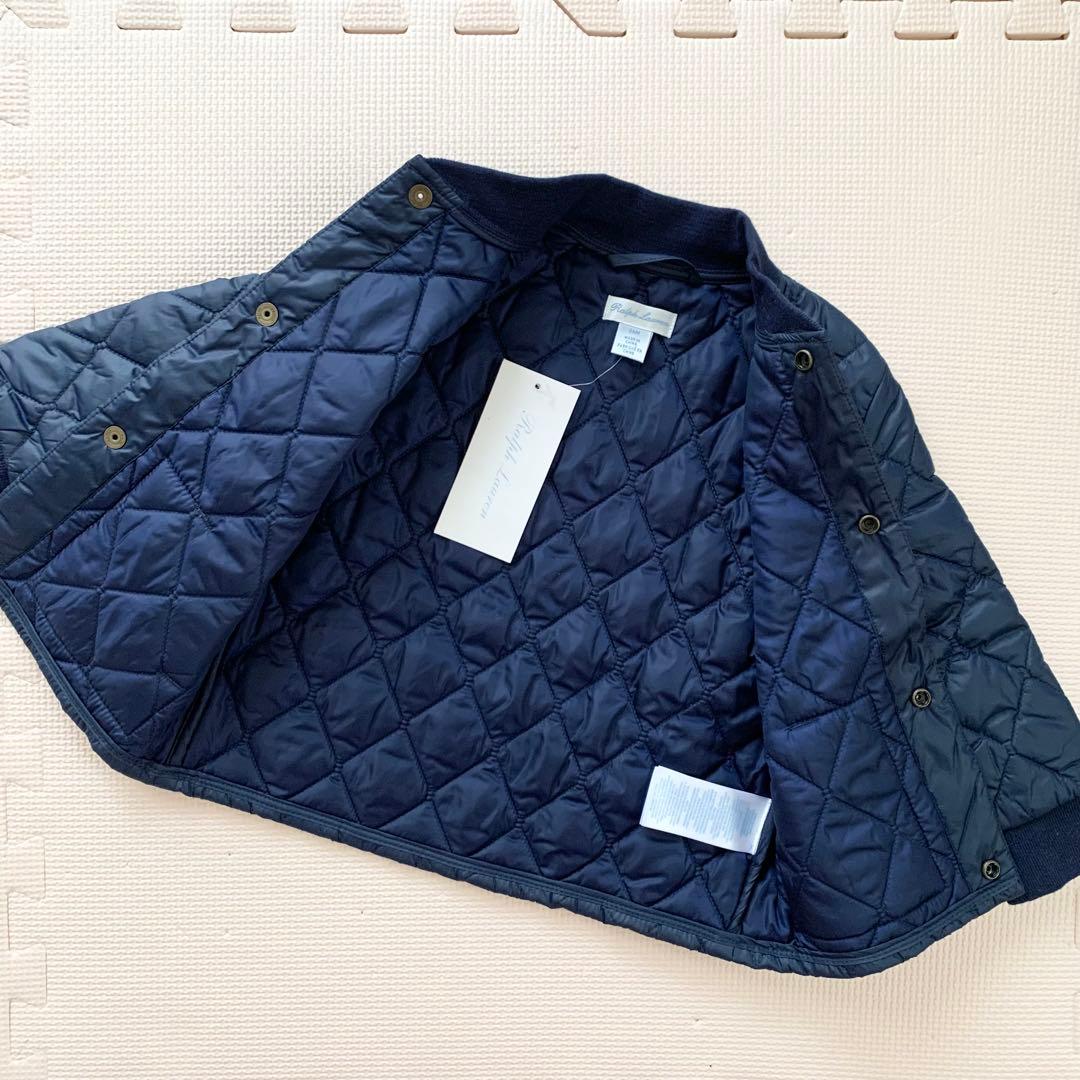 新品♡ラルフローレン　ベースボールジャケット　24M 90 キルティング