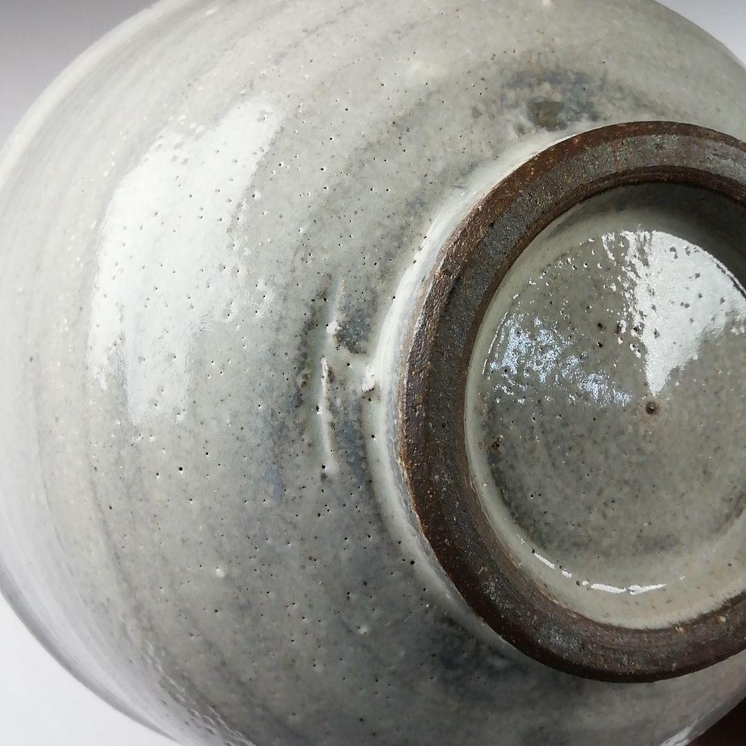 T40 茶碗 『白丹波 茶碗』『丹波焼』『市野豊治』 共箱 抹茶碗 茶道具