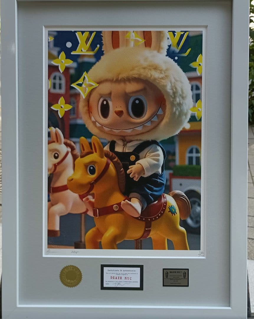 DEATH NYC BF355 サイン、ナンバー、COAあり DEATH NYC BF355 サイン、ナンバー、COAあり