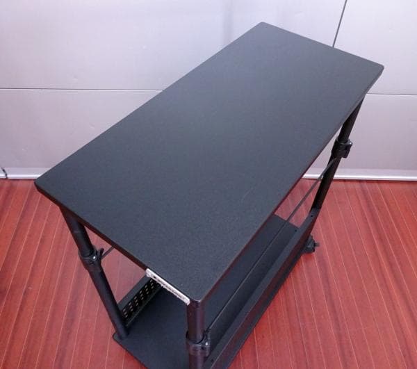 美品 バウヒュッテ 昇降式L字デスク用 CPUスタンドBHD-670H