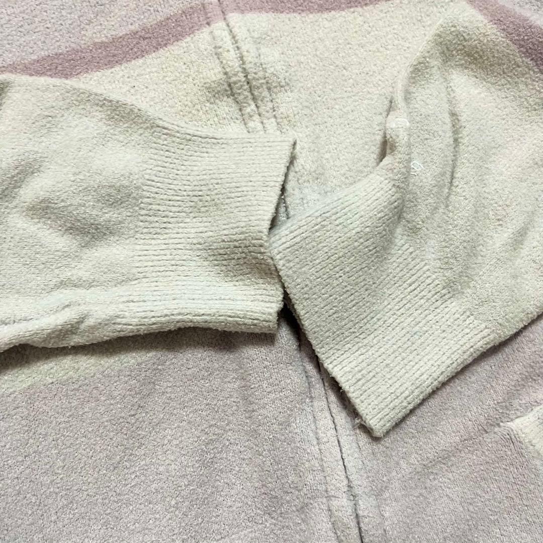 ジェラピケまとめ売りレディースルームウェアホワイトセットアップパーカー