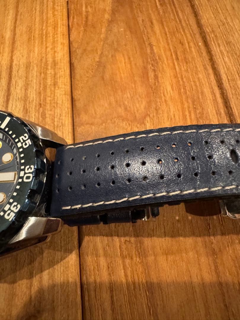 SEIKO 5 自動巻き ダイバーズウォッチ ネイビー