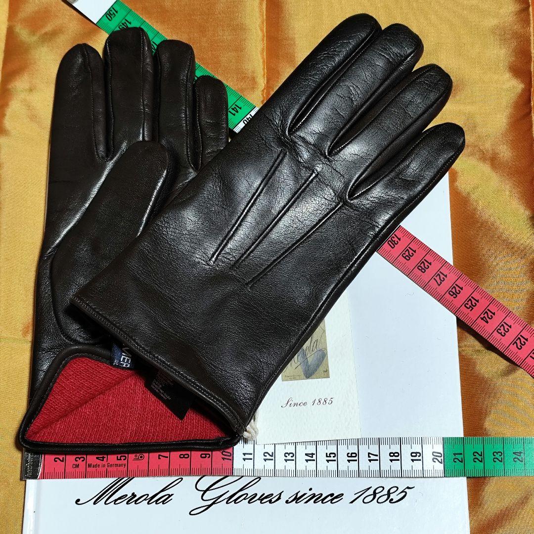 メローラ ナッパロッソ赤 カシミア黒 グローブ 革手袋 MEROLA 楽天市場