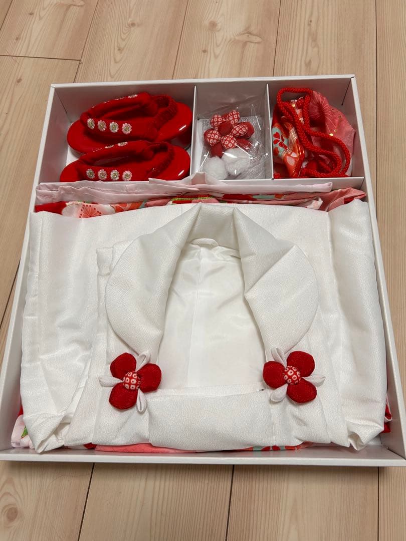 七五三 着物被布セット　きょうと花ひめ