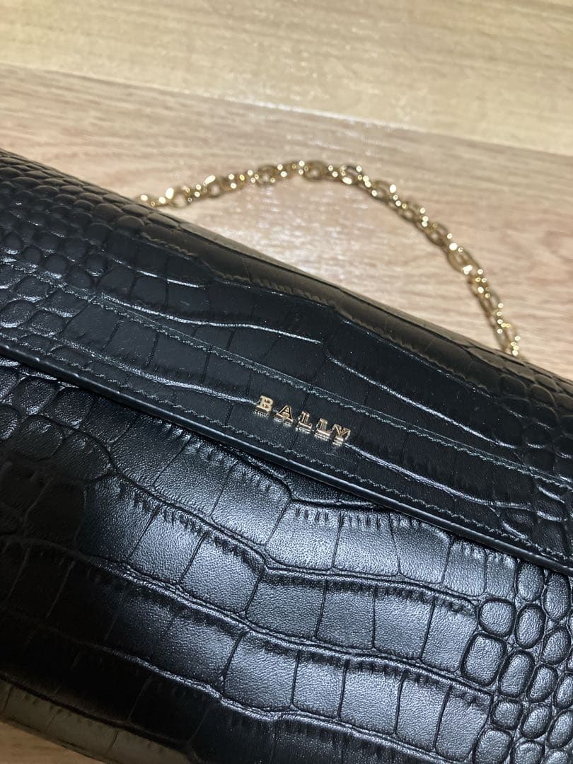 徳【BALLY 新品未使用】ハンドバッグ ショルダーバック 黒レディース