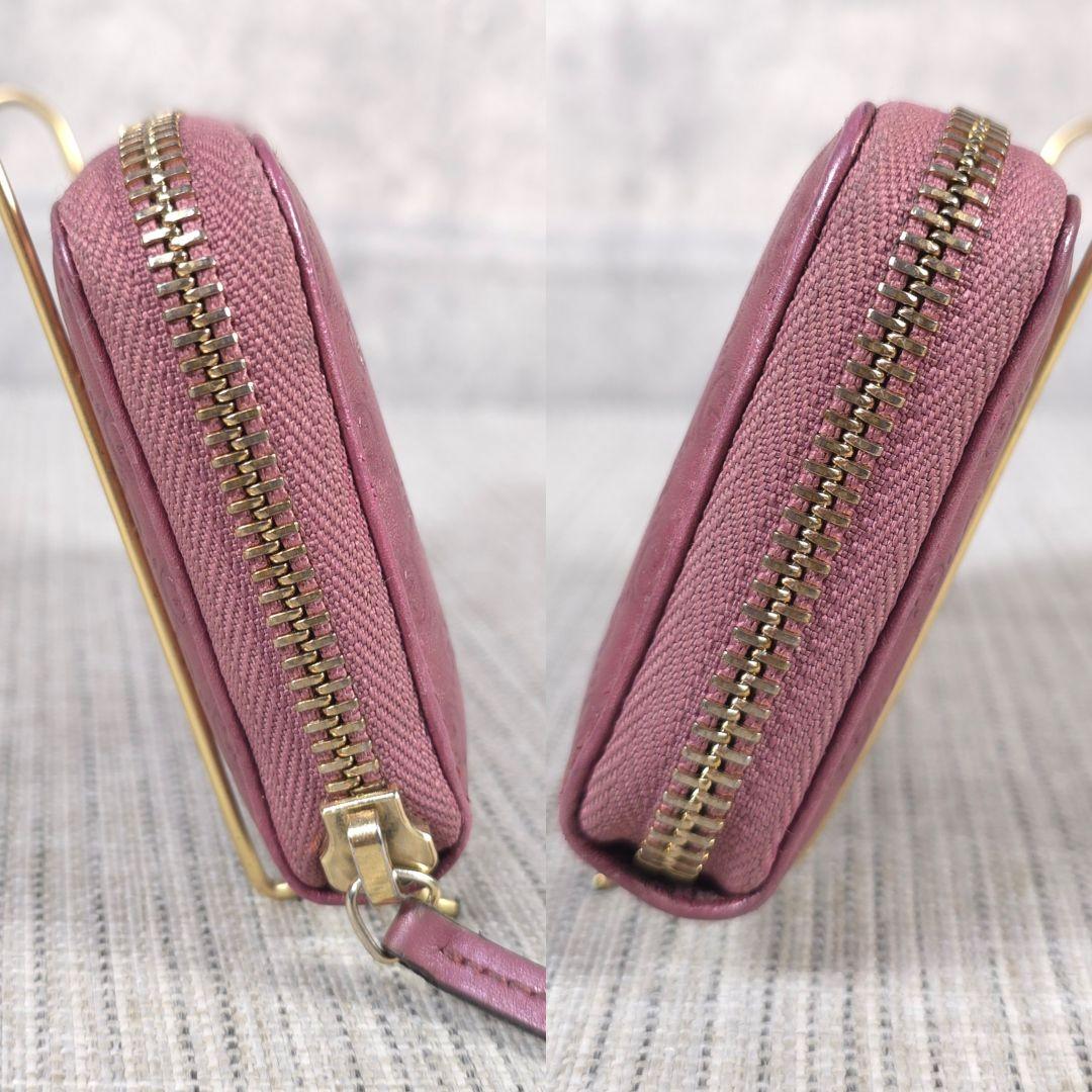 GUCCI　グッチ　マイクロ　グッチシマ　GG柄　レザー　小銭入れ　カードケース