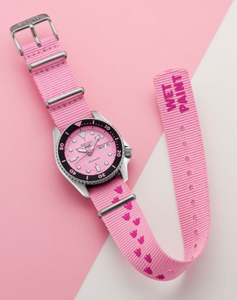 SBSA321 SEIKO ピンクパンサー 自動巻き時計 限定版