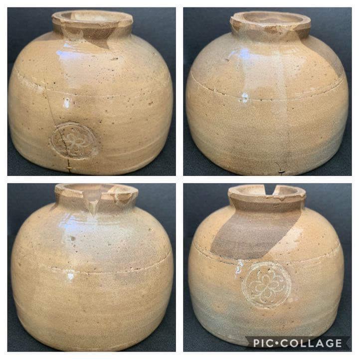 時代物 御本狂言袴 茶碗 高麗茶碗 三島丸文 三島 丸文 狂言袴 茶道具