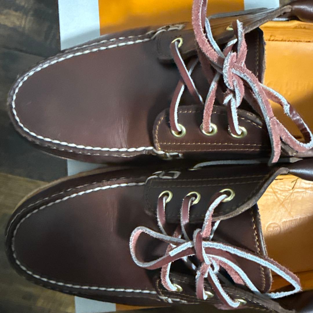 Timberland 3eyeスリーアイブラウン デッキシューズ 27cm