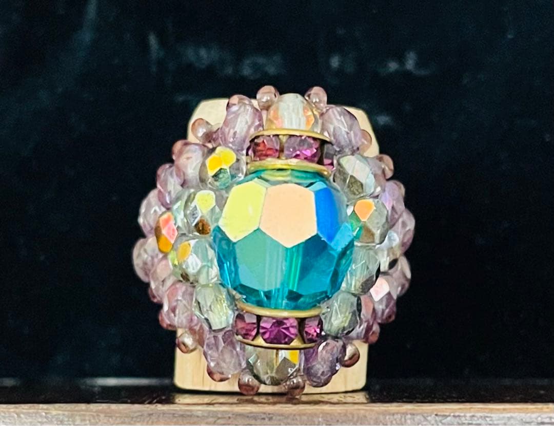 number (n)ine ナンバーナイン アンティーク ビーズ リング - メルカリ