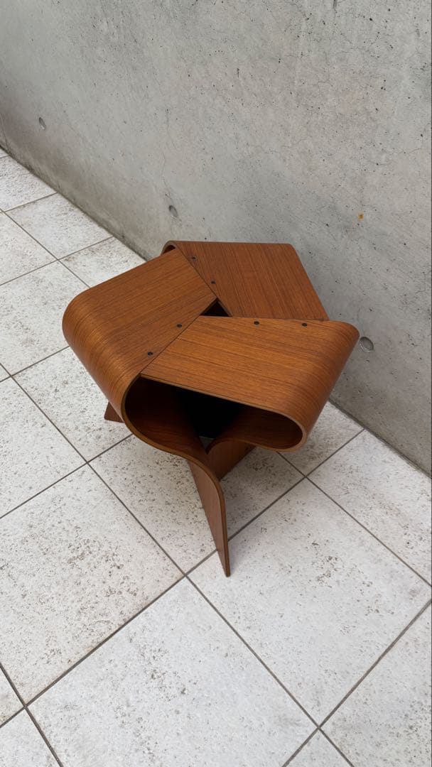 美品　マッシュルームスツール　天童木工