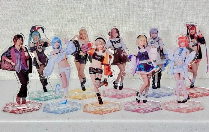 えなこ　アクリルスタンドセット　アクスタ