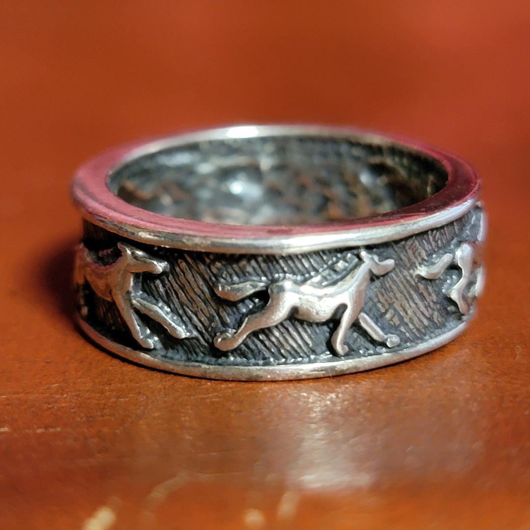 シルバーリング 馬リング スターリングシルバー