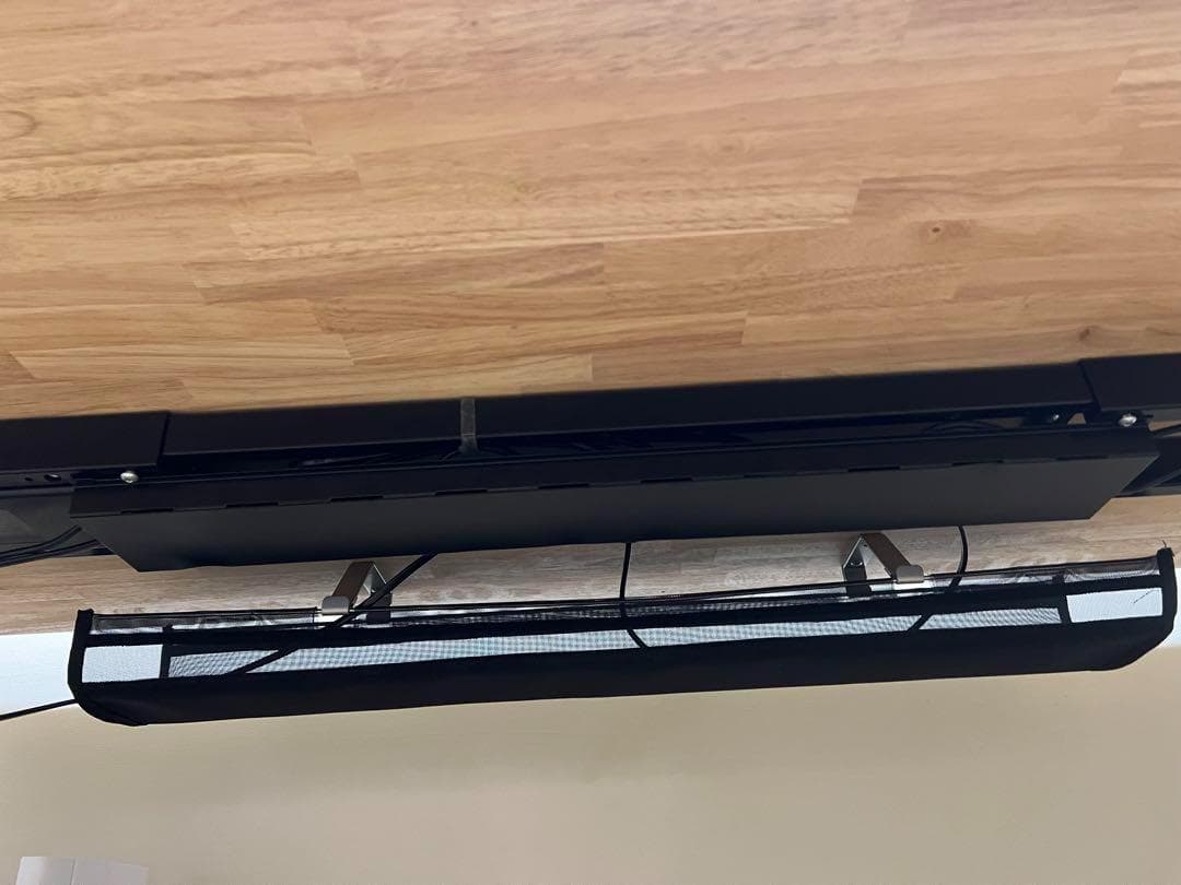 Flexispot E7 black 180*80 ラバーウッドナチュラル天板