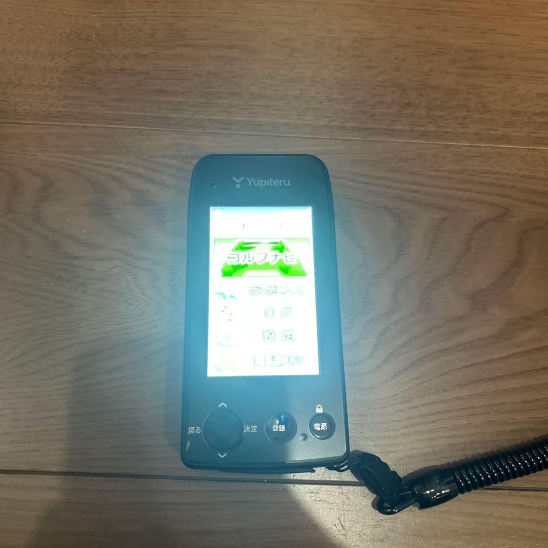 ユピテル ゴルフナビYGN7100 ブリーフィングカラビナキーリングフック付き