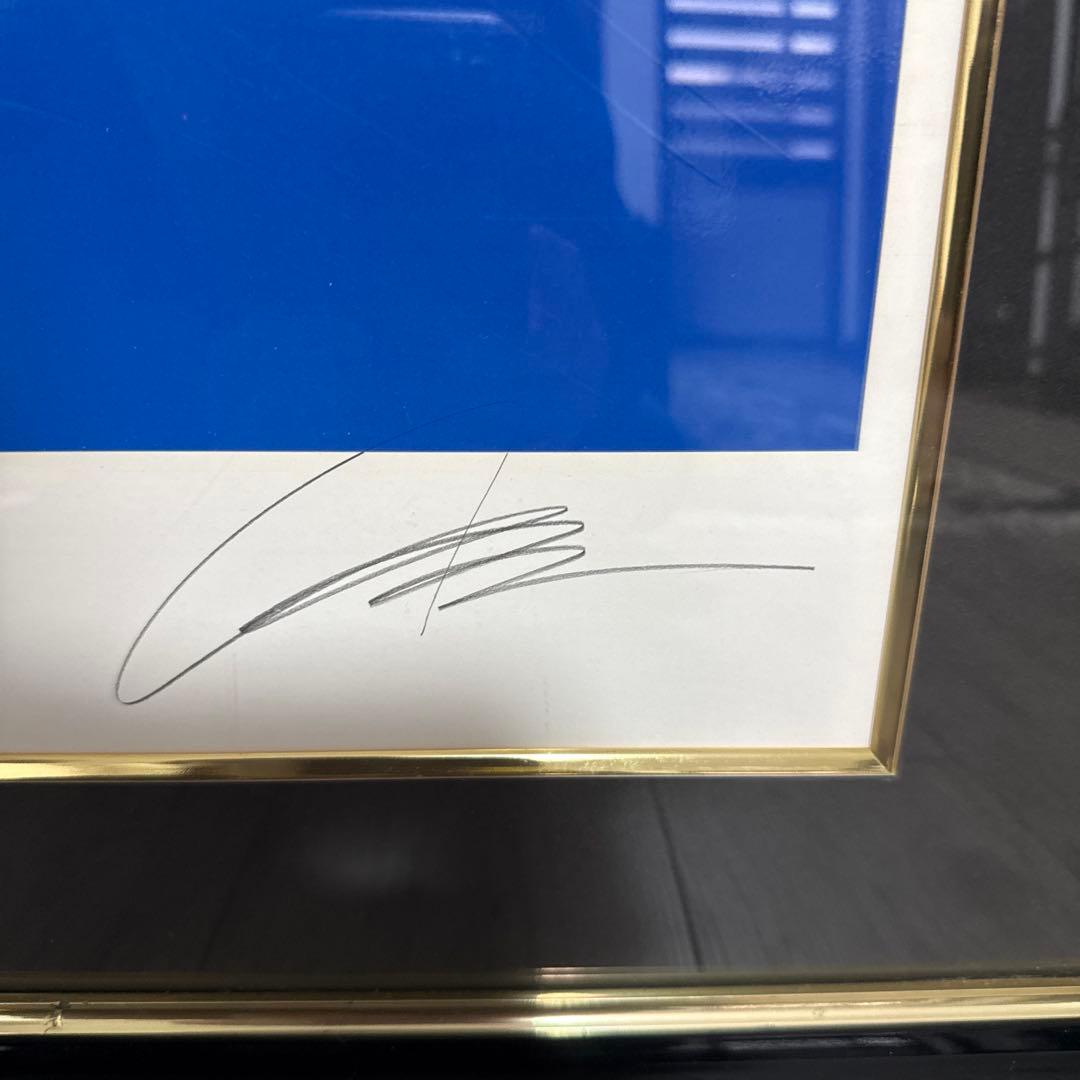 クリスチャン・ラッセン 手彩入大型版画 虎 月