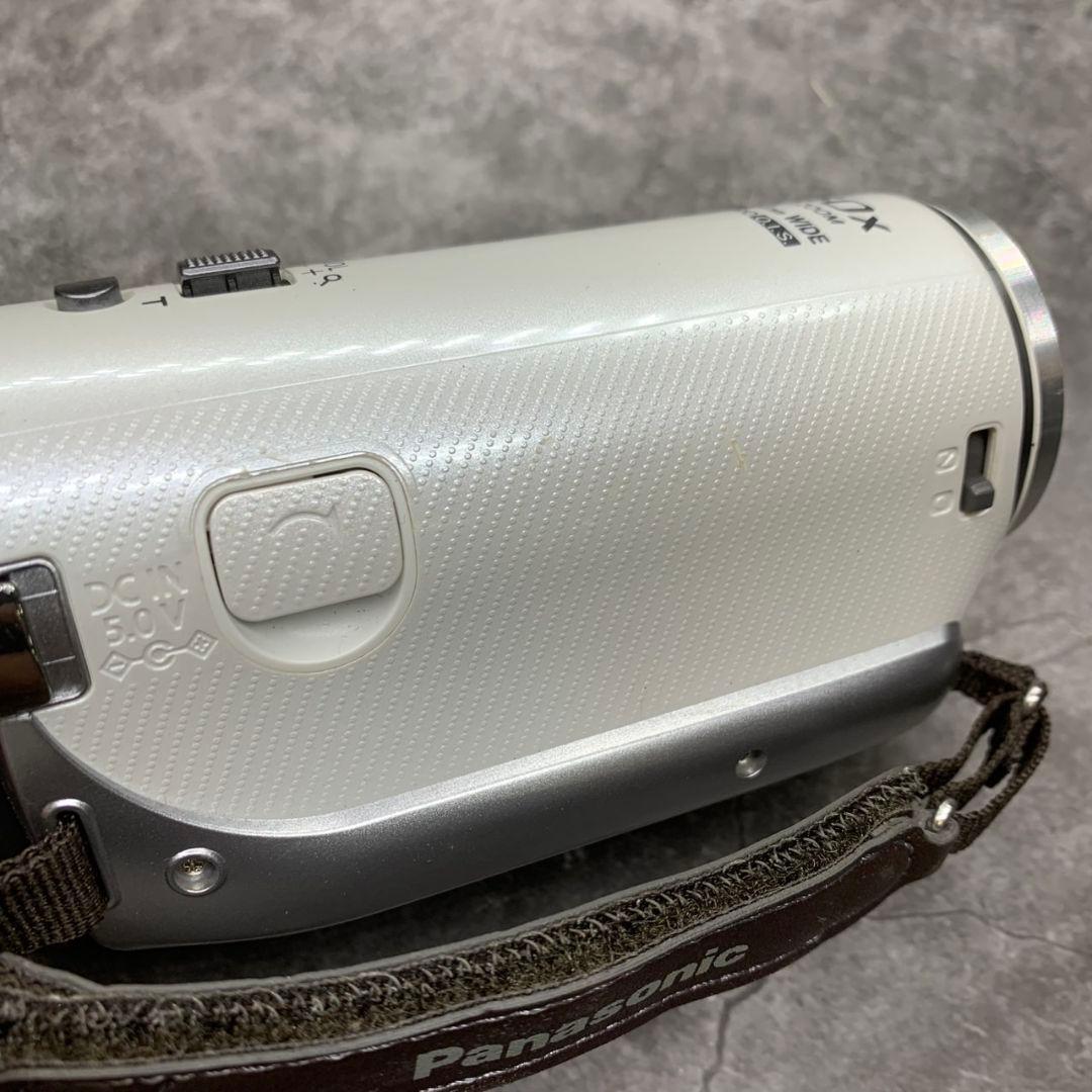J080\" Panasonic ハイビジョン ビデオカメラ HC-V300M-W