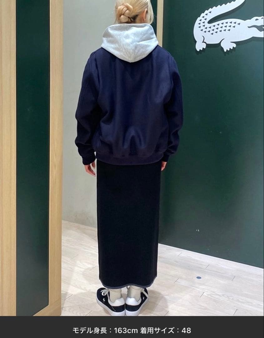 新品LACOSTE中綿 ウールジャケット サイズ48