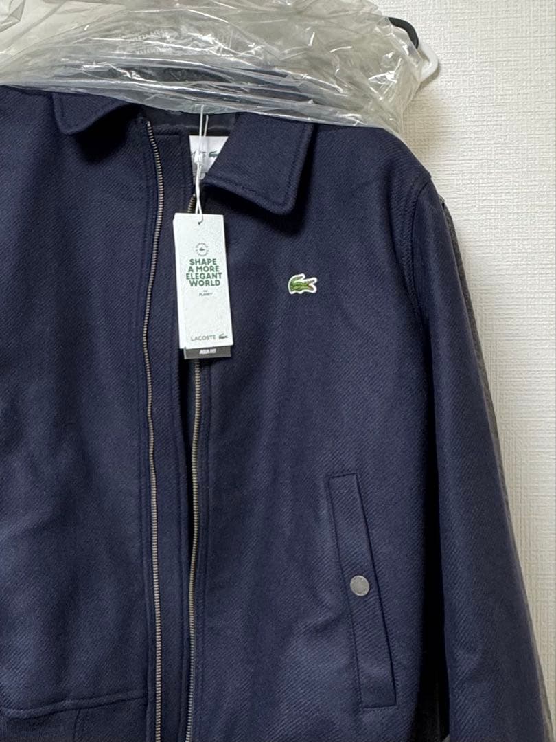 新品LACOSTE中綿 ウールジャケット サイズ48