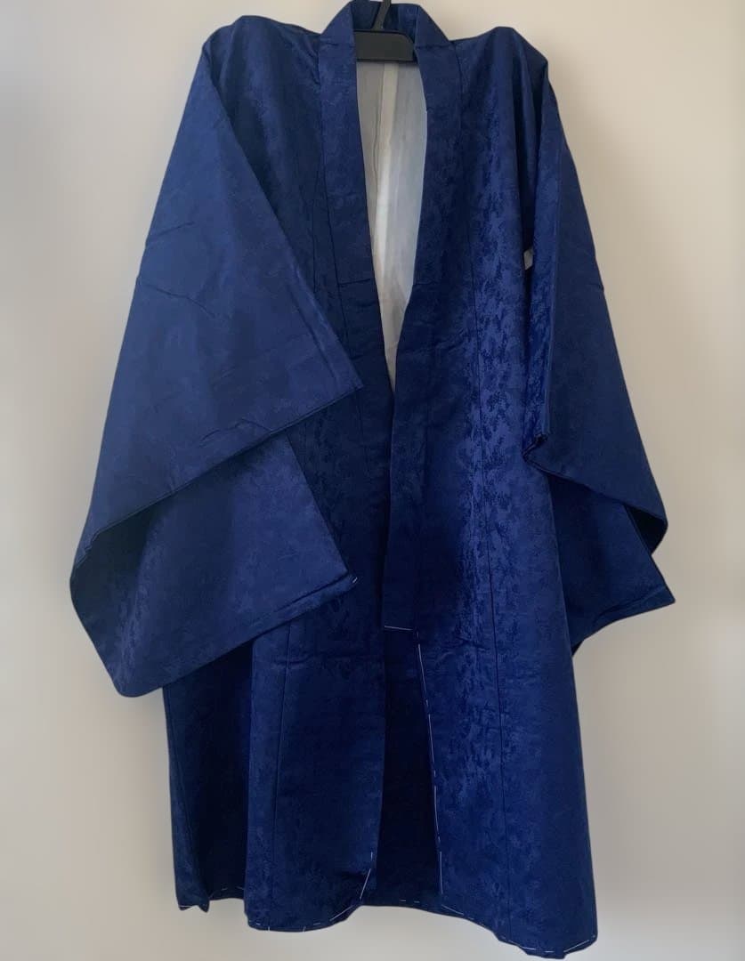 5歳　男の子 110〜120 七五三 着物 ブルー系 12点　フルセット