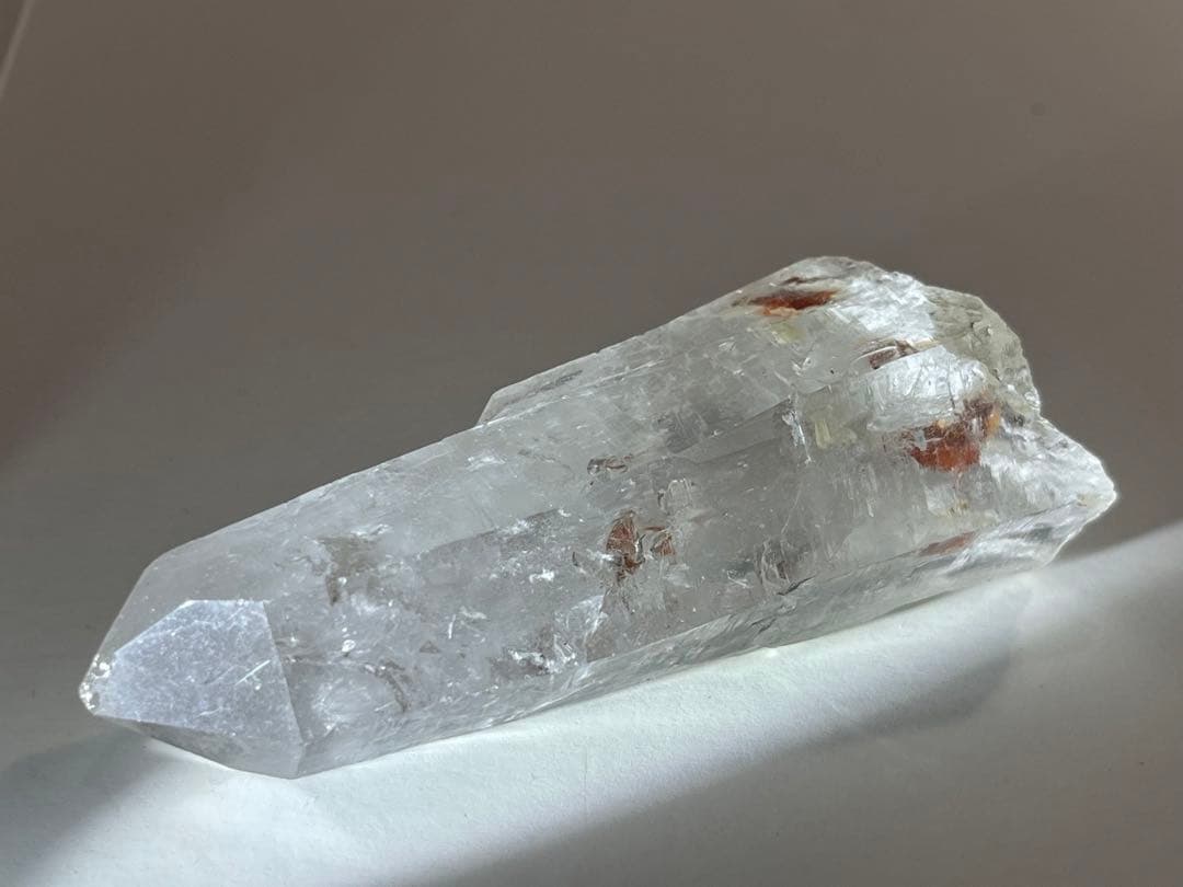 炎の精霊ঌ アンフィボールインクォーツ✨ 原石 ポイント クリスタル 水晶