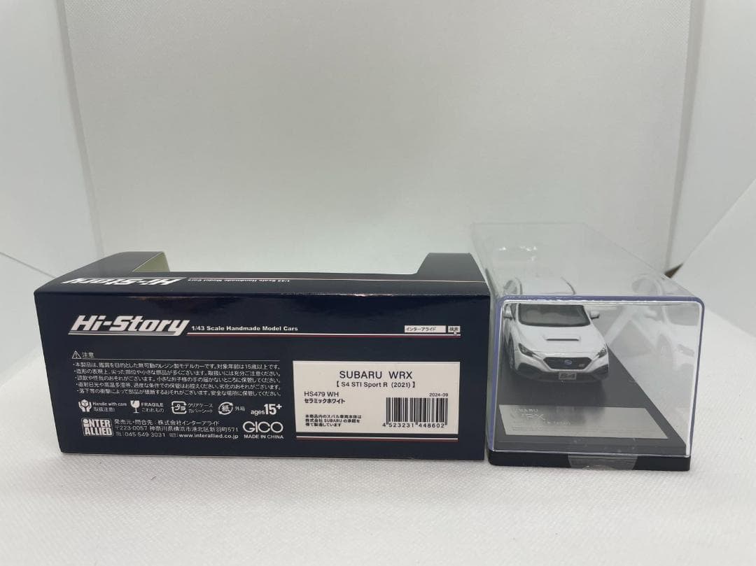 402-187 Hi-Story 1/43 スバル WRX S4 STI
