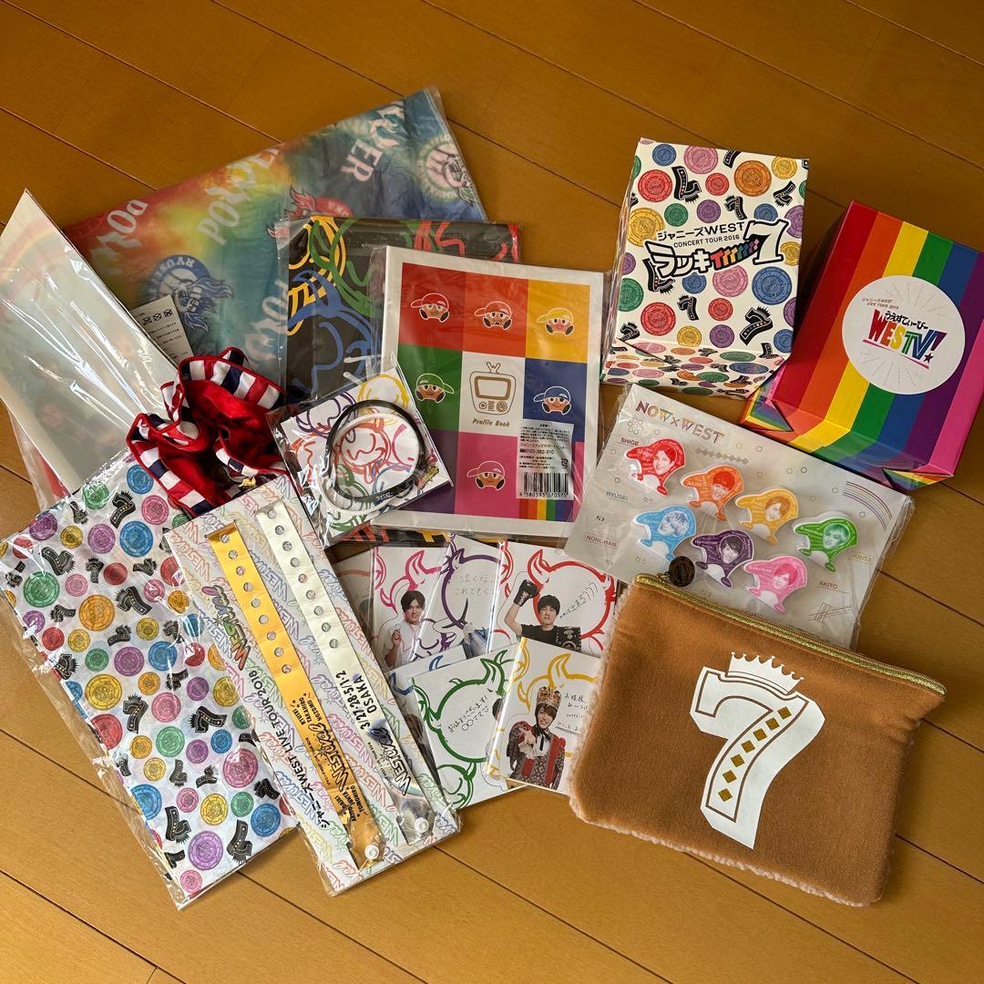WEST. グッズまとめ ジャニーズWEST WESTV！ライブグッズ4点セット