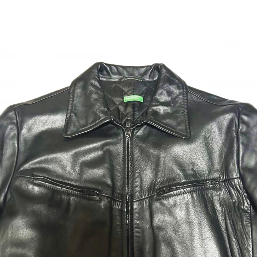 00s】 archive leather jacket シングルライダース - メルカリ