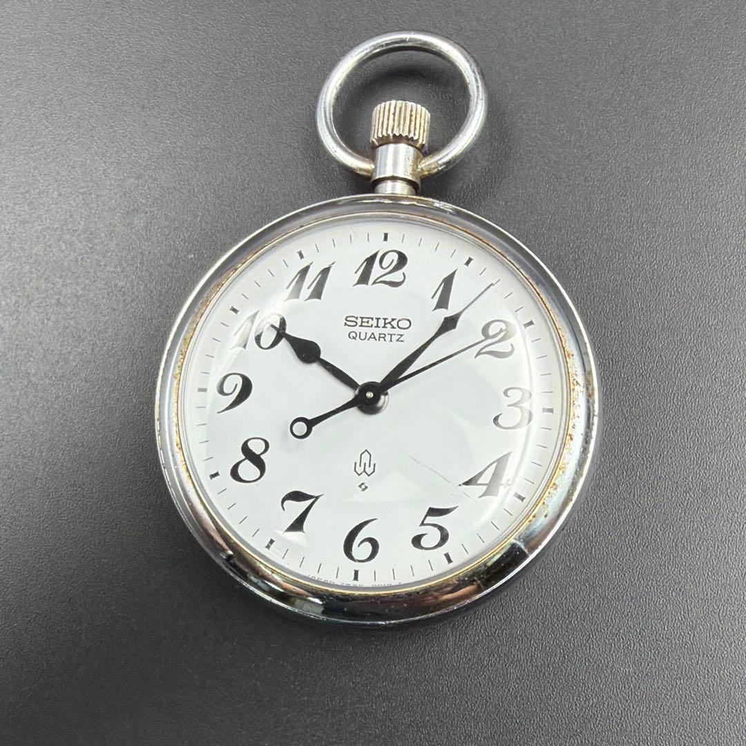 SEIKO 懐中時計 鉄道時計 7550−0010 クォーツ
