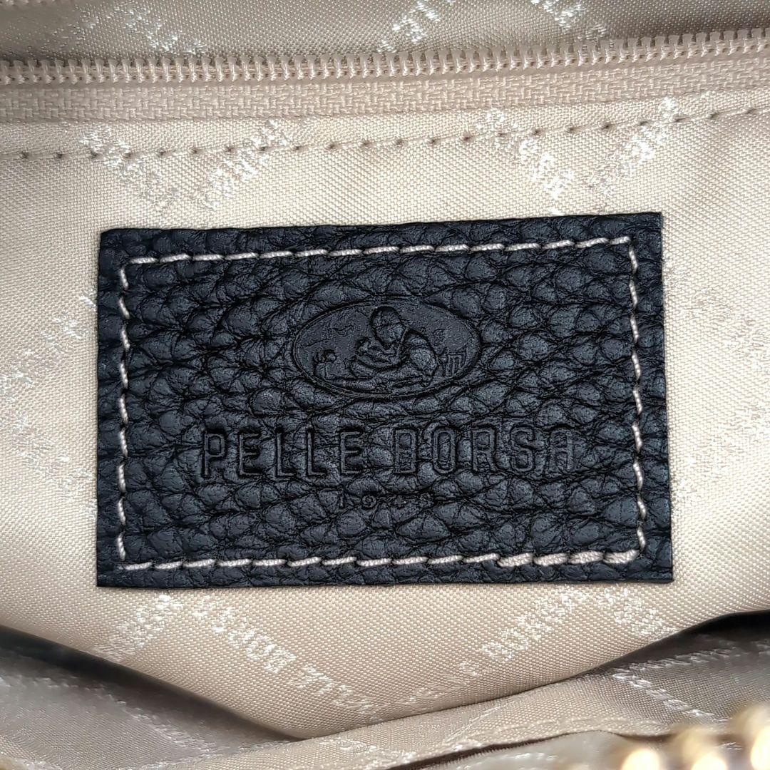 未使用級✨️ ペレボルサ レネット ショルダーバッグ レザー シボ革 グレー