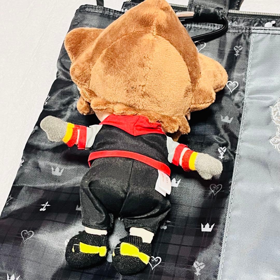 ディズニー　キングダムハーツ　トートバッグ　ソラ　王様ミッキー　ぬいぐるみ