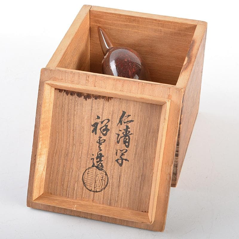 茶道具 祥雲造 仁清写 鳥香合 共箱 M R5358 - メルカリ