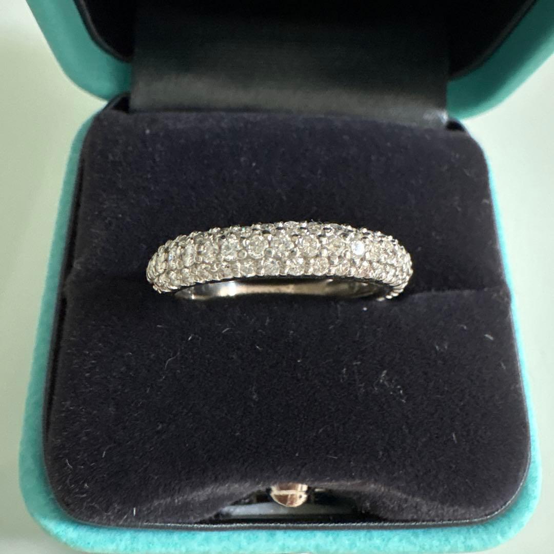 ポンテヴェキオダイヤパヴェエタニティリング　0.73ctティファニー　カルティエ