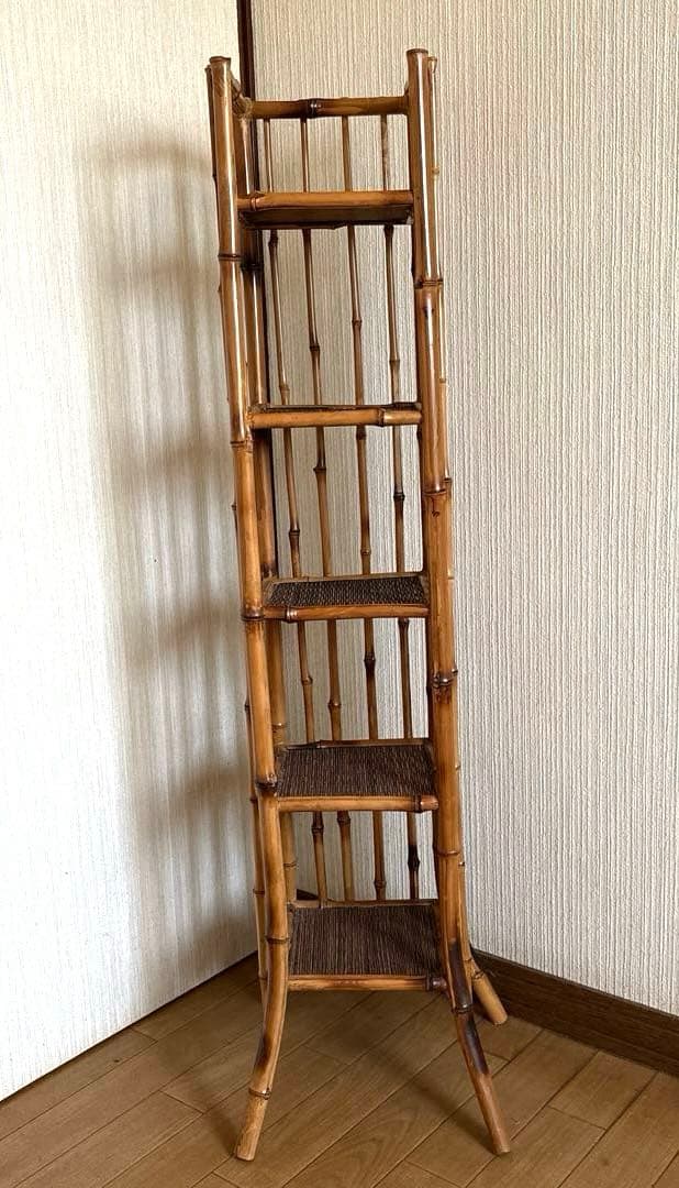 バリ島アジアン雑貨バンブー棚