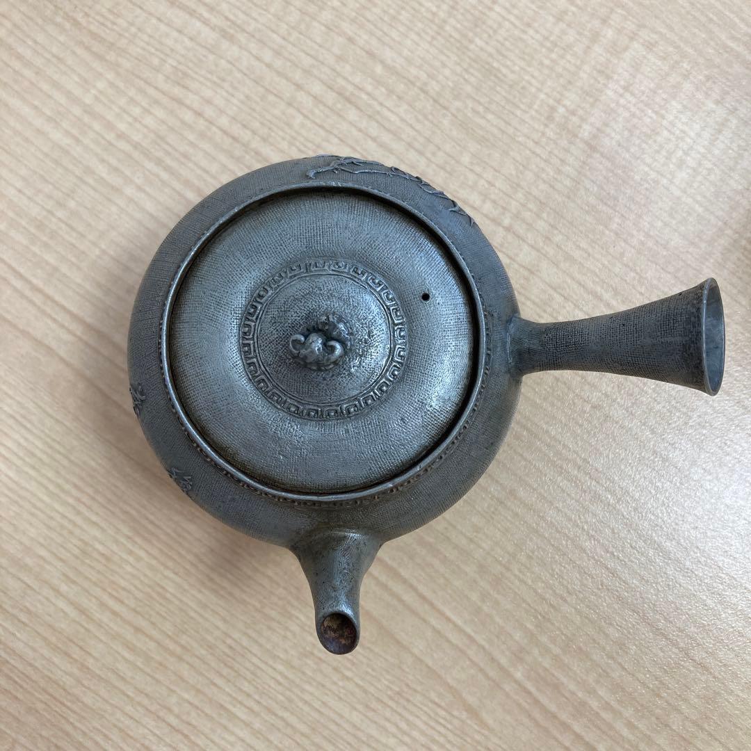 k*s様 【本間琢斎 作】希少 佐渡 蝋型鋳金 急須｜伝統