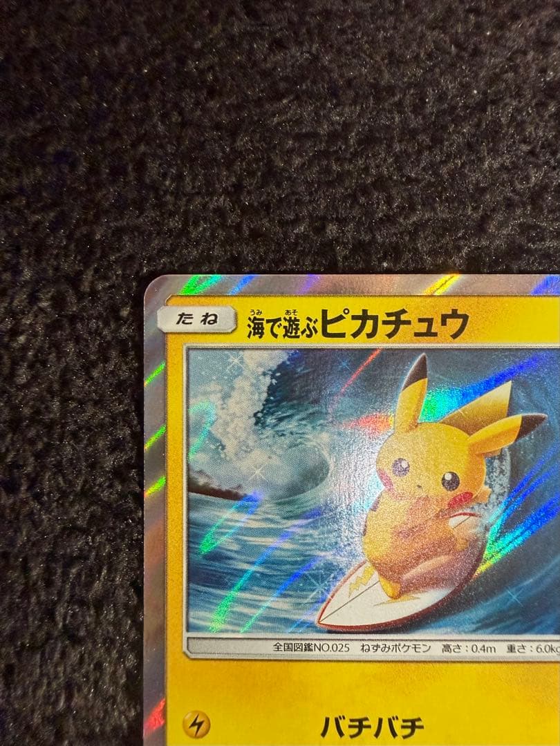 海で遊ぶピカチュウ：My251ポケモンセンター真夏のピカピカ大作戦