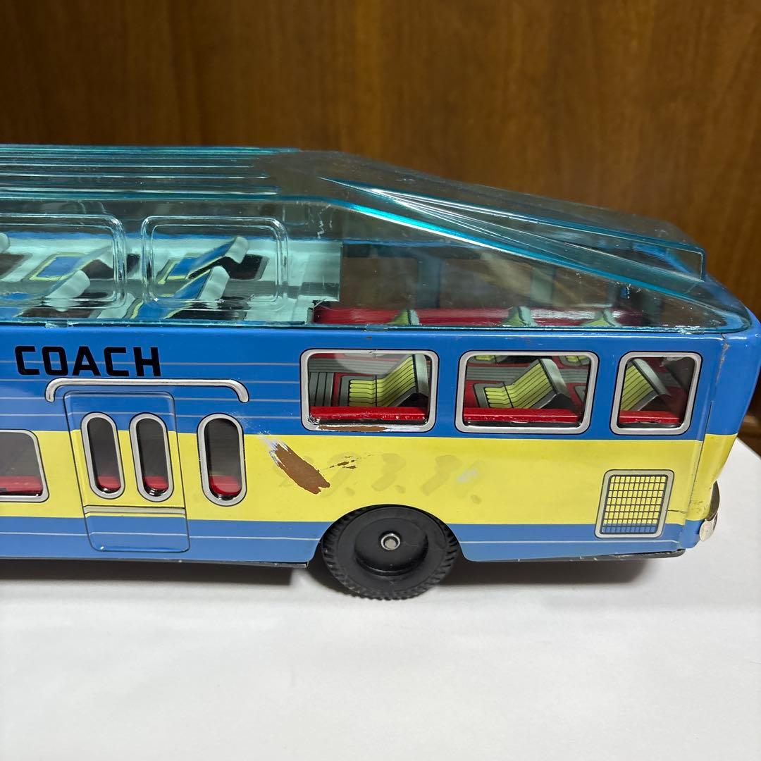 ブリキ　レトロバス　ビスタコーチ