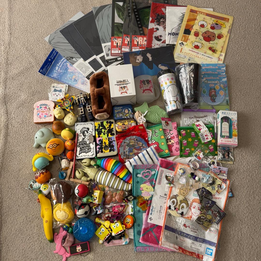 100点以上 雑貨 キャラクターグッズ まとめ売り アニメグッズ 一番くじ