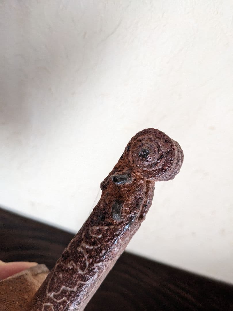 肥後博己　オブジェ　花器　陶　バイオリン