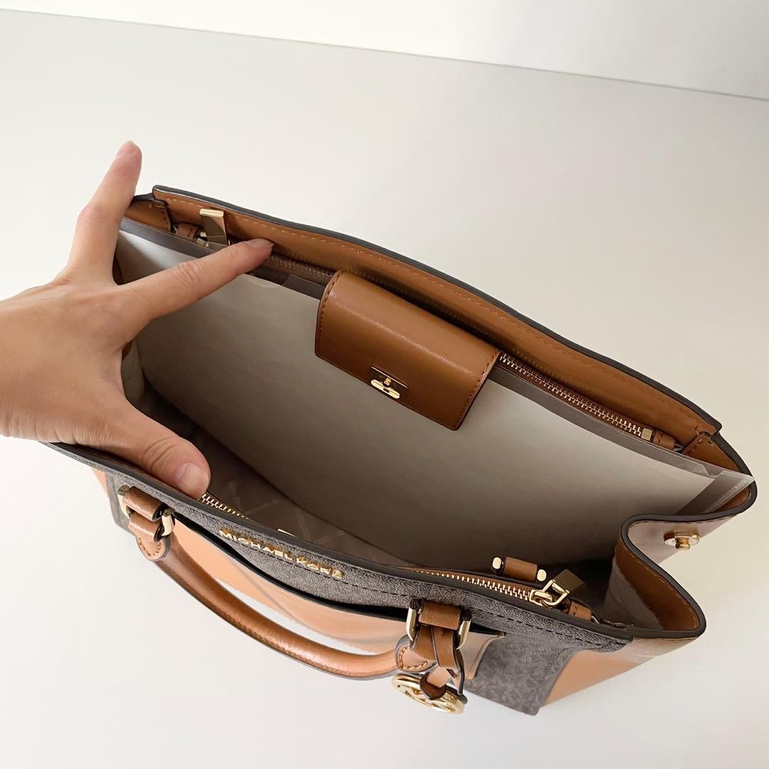 【極美品】MICHAEL KORS 2way ハンドバッグ PARK サッチェル