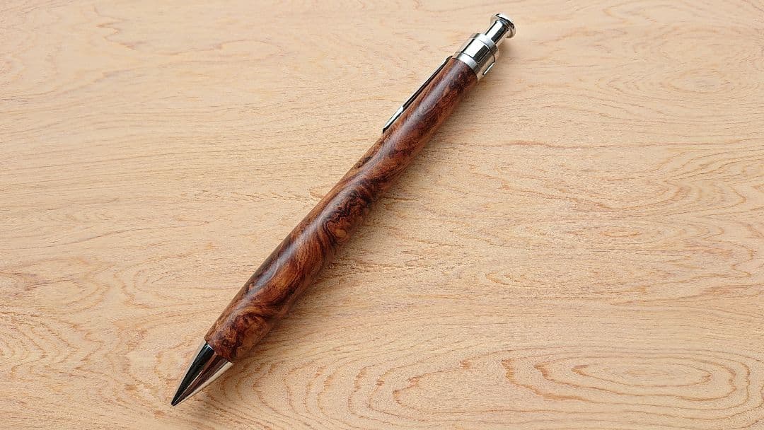 販売 【工房楔】ローズウッド瘤 白薔薇 ペンシル0.5