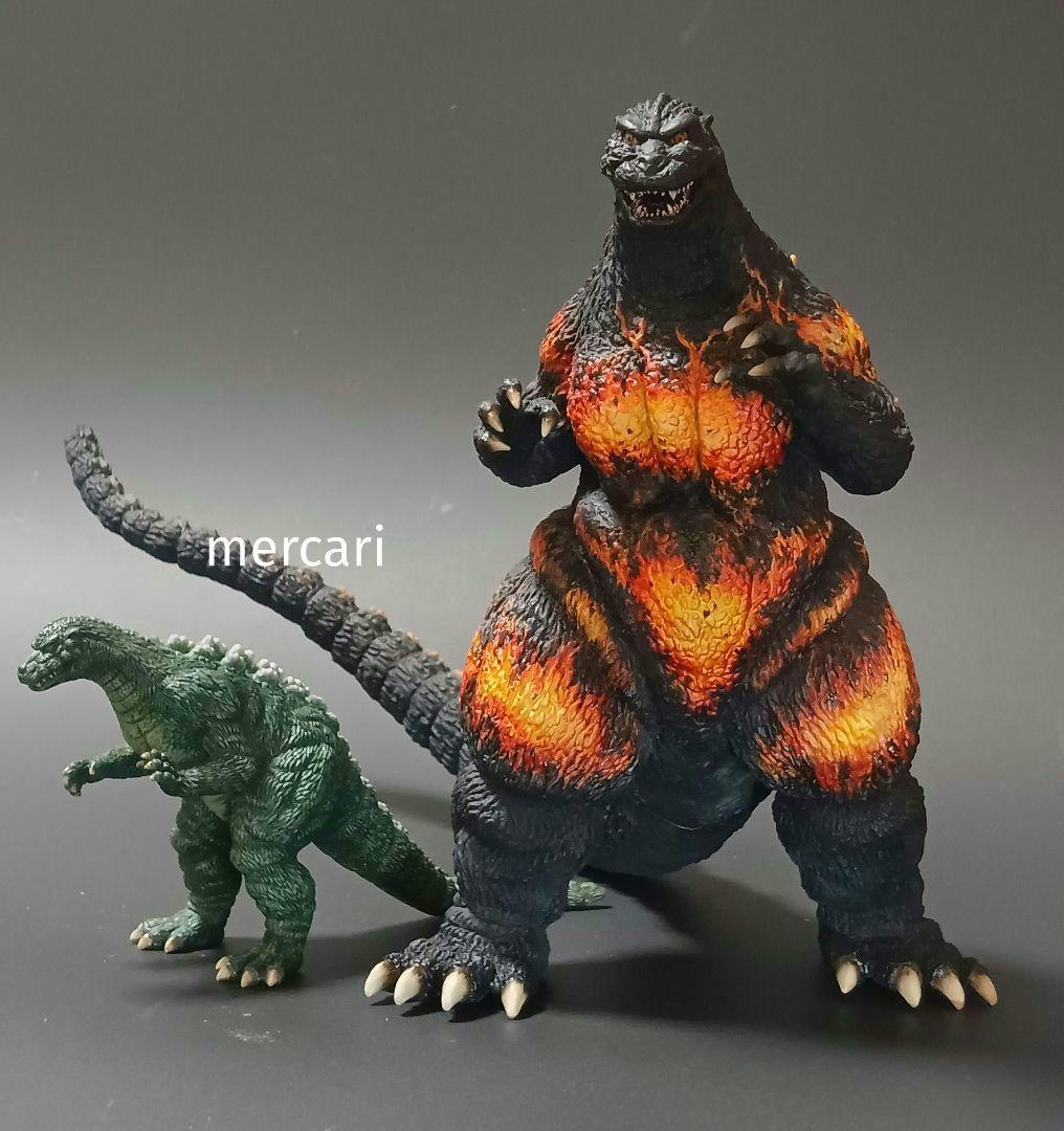 海洋堂 バーニングゴジラ 酒井ゆうじ原型 完成品 【ジュニアおまけ付き