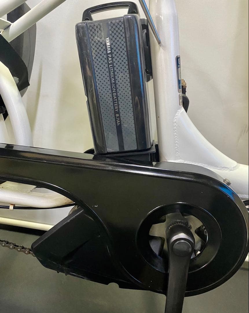 1年保証 送料無料　ヤマハ　パスバビー　20インチ 白色　電動アシスト自転車