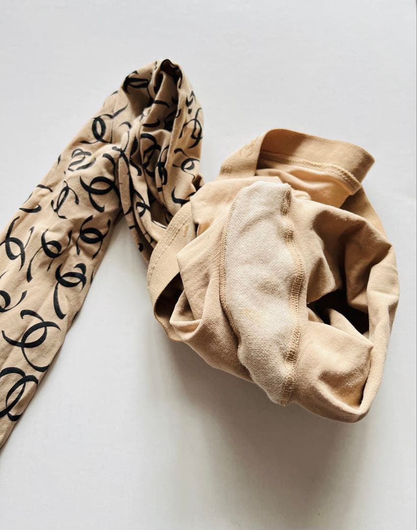 CHANEL シャネル　タイツ　CCロゴ ココ