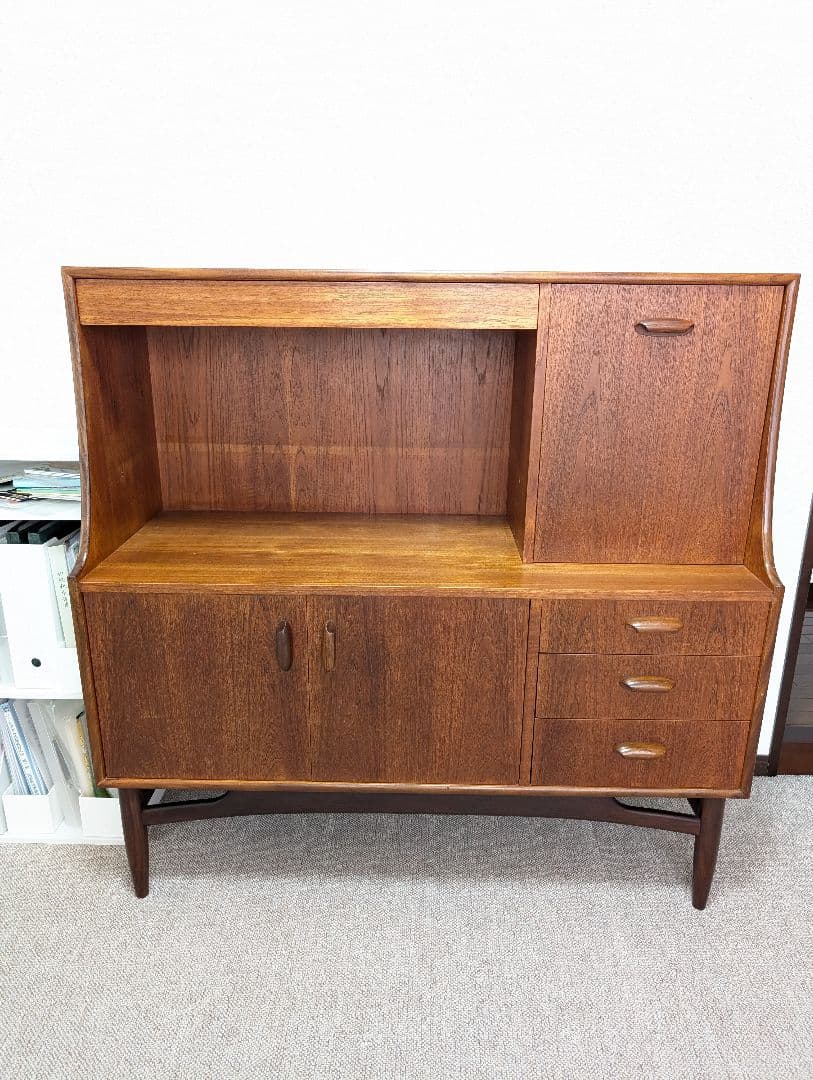 g-plan ハイサイドボード 木製ミッドセンチュリーモダンキャビネット