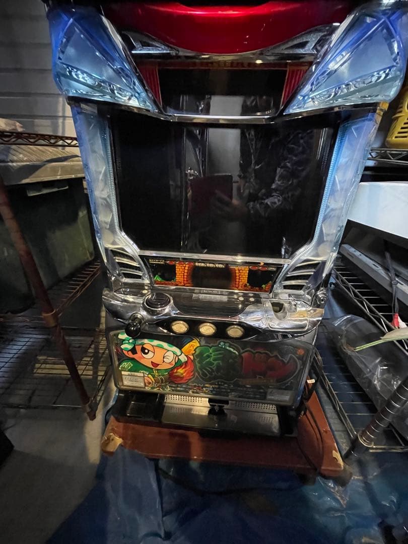 勝負だ!ドン パチスロ実機 実機 パチスロ 初代 緑ドン コイン不要機