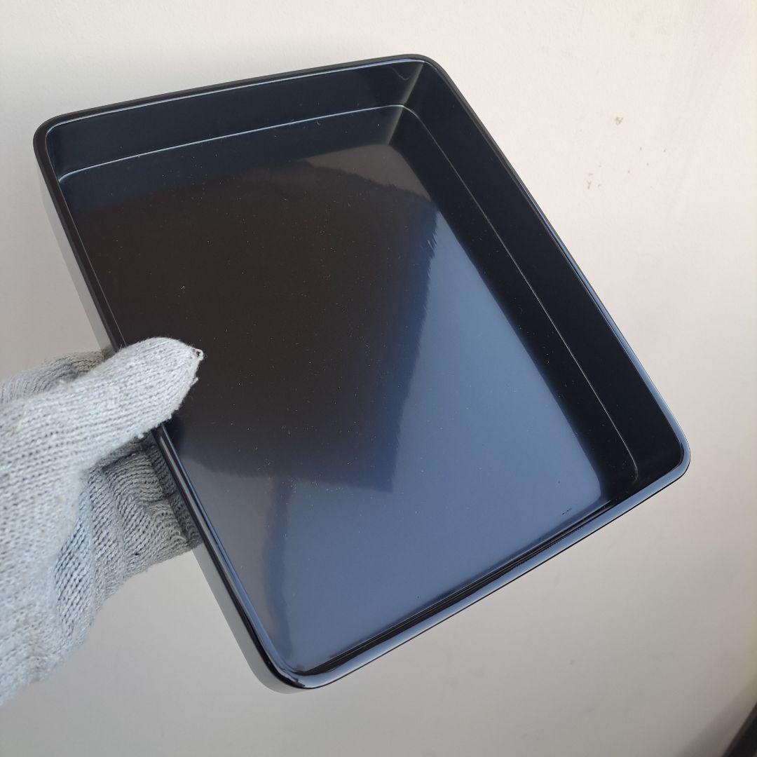 【輪島塗　硯箱セット】布着本堅地 硯、水滴　曽我路幸作　未使用品